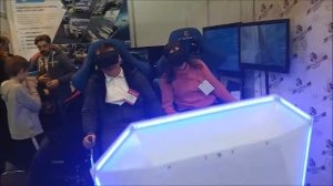 Аттракцион виртуальной реальности Space Rift 2x на выставке РАППА ЭКСПО 2019