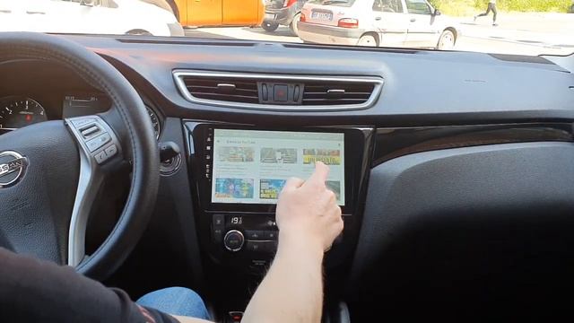 Nissan Qashqai e X-Trail monitor dedicato Android 9 смотреть онлайн