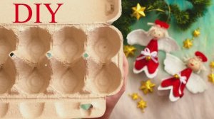 ЯИЧНЫЕ ЛОТКИ СОКРОВИЩЕ.. АНГЕЛОЧКИ из ЯИЧНЫХ ЛОТКОВ