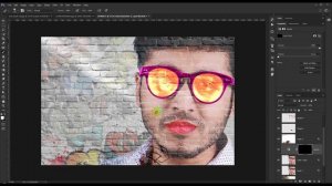 Photoshop Tutorial   Graffiti Art Effect in Portrait on Wall