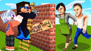 😱ШЕДИ И СКРЕТЧ СБЕЖАЛИ ОТ ЗЛЫХ РОДИТЕЛЕЙ В МАЙНКРАФТ! СКУЛБОЙ РАНЕВЕЙ MINECRAFT