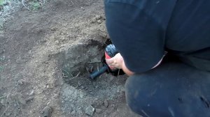 Установка столбов для забора. Высота 3м, глубина 1.5м, труба 120х4мм.