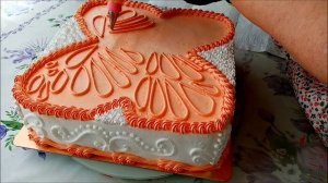 Торт " Бабочка" . Торт для девочки. Украшение торта.