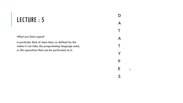 What are Datatypes | Part 5 | Learn Python from Zero to Professional with many projects | смотреть онлайн