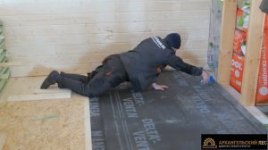Настил полов шпунтованной доской Вариант 2