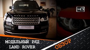 Модельный ряд Land Rover или Range Rover, что выбрать? Обзор и Цены 2015