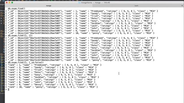 MongoDb Tutorial 17 : How to use Projection in MongoDB смотреть онлайн