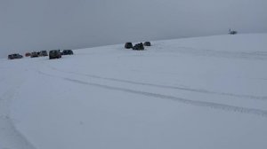 Продолжение снежной зарубы в полях у Самары от #союзджиперовсамары #снег