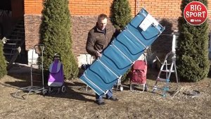 Раскладушка разборная туристическая обзор видео