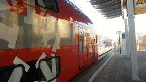 Опытный ЭШ2-001 Аэроэкспресс На станции Верхние Котлы