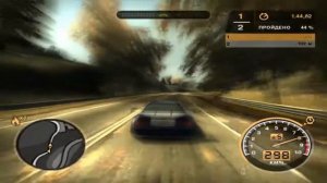 Need for Speed Most Wanted Режим спринт карта Угол Стейт лучшее время 3.44,78 на М3 GTR