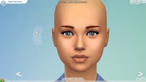 Cute young face ! Sims 4 . create a girl