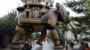 Механический слон, Нант (Eléphant à Nantes, les Machines de l’ile)