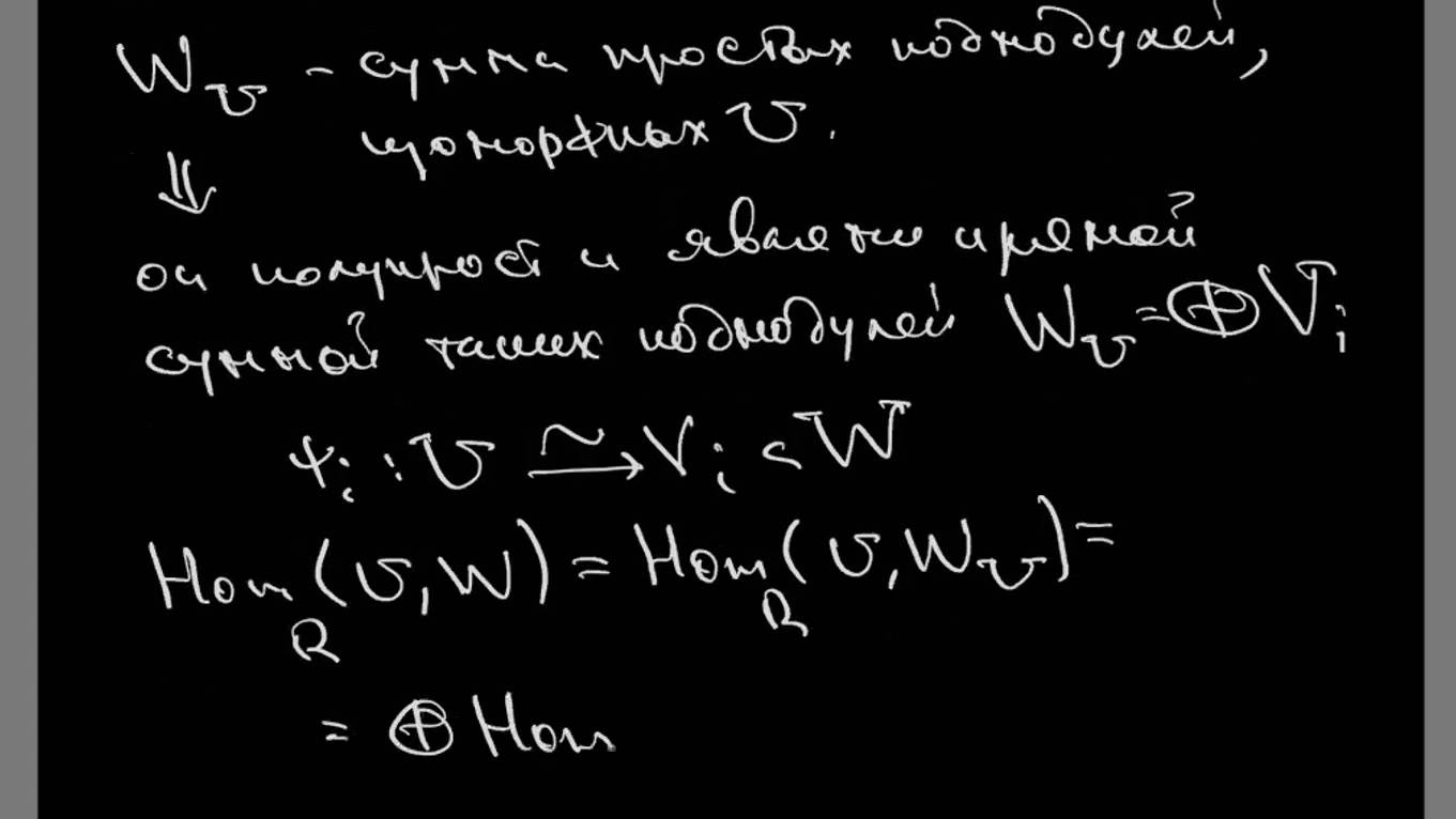 Алгебра - 3. Лекция 9. А.Л. Городенцев