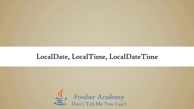 139 Date Time in Java 8 смотреть онлайн