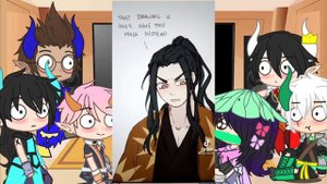 my inner demons react to Ava as nezuko||my inner demons||demon slayer x mid||♡•alison•♡