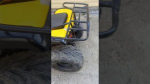 Сделал обзор на квадроцикл 125 КУБОВ