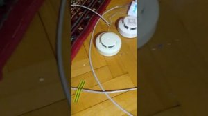 Тест тепловых и дымовых пожарных извещателей.