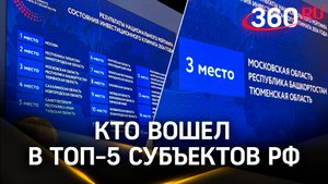 Кто вошел в топ-5 субъектов РФ: национальный рейтинг инвестиционного климата