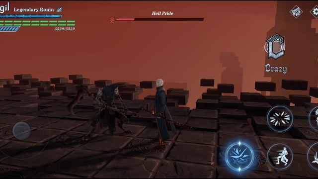 Гайд на персонажа ,,Вергилия,, в Devil My Cry на телефоне.