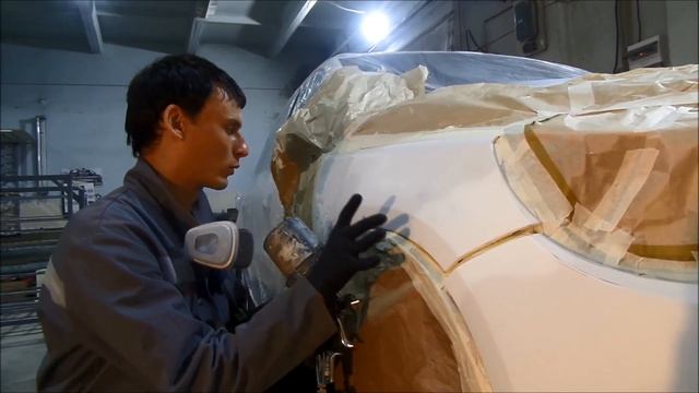 Переход по базе и лаку. Что подстерегает маляра?! смотреть онлайн