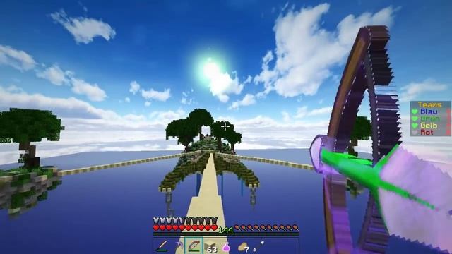 Minecraft Bed wars : Огромные черепахи в облаках #95 смотреть онлайн