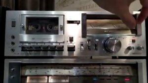 cassette stereo deck SONY TC-04. the review