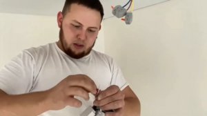 Подключение светильника с подсветкой