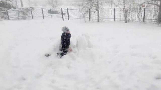 Головой в сугроб. Ржака. Вот это ЗИМА