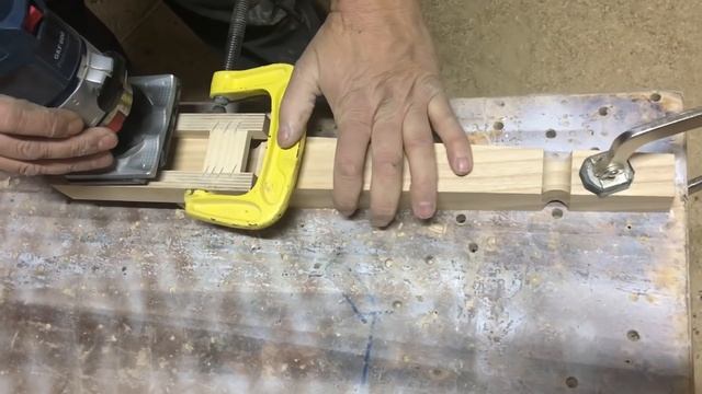 Фрезеровка ножки до табуретки. Часть 1. Без слов. смотреть онлайн