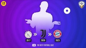 GUESS THE PLAYER BY THEIR TRANSFERS - 2023 EDITION  | FOOTBALL QUIZ 2023