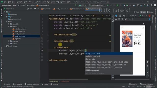 Ebook App UI Design Part - 5 | Android UI Design Tutorial | UiUX Tutorial