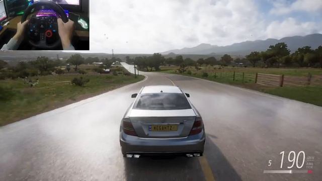 Mercedes-Benz C 63 AMG Coupé - Forza Horizon 5 | G29 (steering wheel) смотреть онлайн