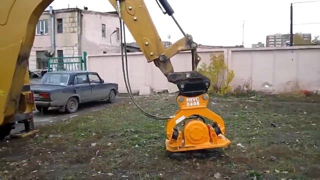 Вибротрамбовка Poqutec. Пример работы вибротрамбовки