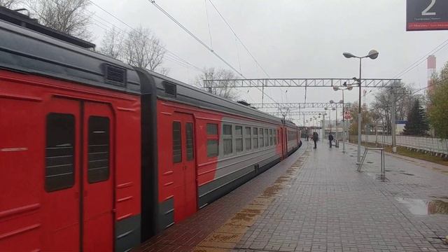 Электропоезд ЭД2Т-0006 платформа Фрезер