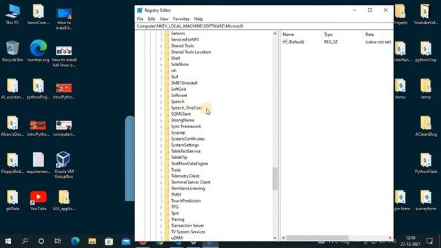 Python module Pyttsx isn’t showing installed languages on windows 10 | Unlock all voices in windows