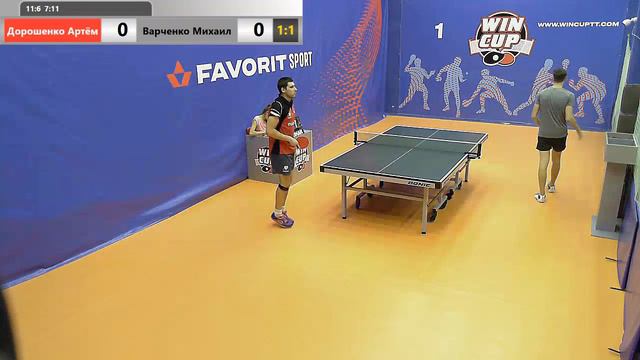 Дорошенко Артём 3-1 Варченко Михаил Турнир WinCup 1 ЗАЛ 11.07.2019 смотреть онлайн