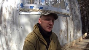 СТРОИМ ИЗБУ В ТАЙГЕ//BUILDING A HOUSE IN THE FOREST