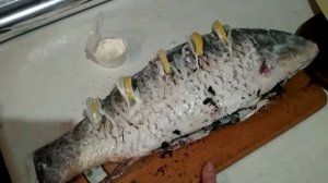 Запекаем РЫБУ в духовке/КАРП с лимоном