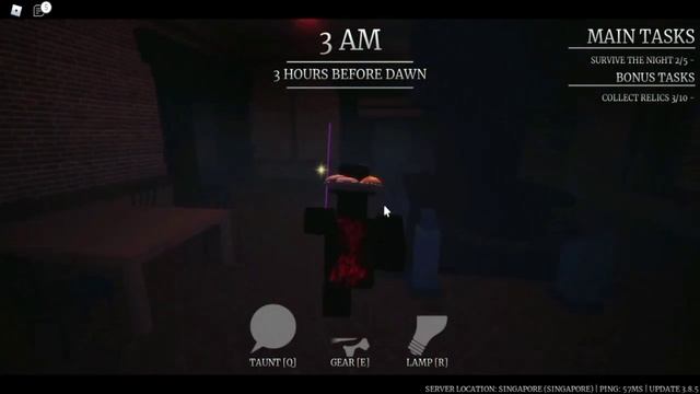 Roblox Survive the Night - Blacklight Perk Gameplay смотреть онлайн