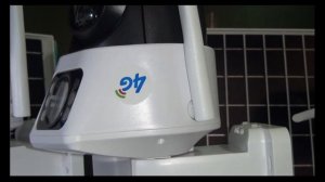 V380 Pro 4G Sim Support Solar Dual Lens IP Camera In BD