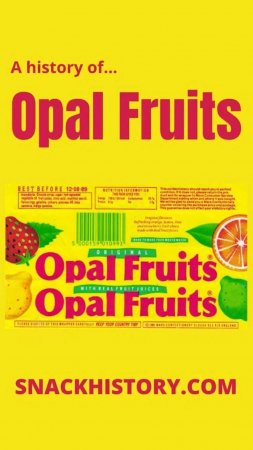 Куда пропало мороженое Opal Fruits