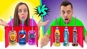 УГАДАЙ НАПИТОК ЧЕК ЧЕЛЛЕНДЖ! Пробуем вкусы популярных Газировок