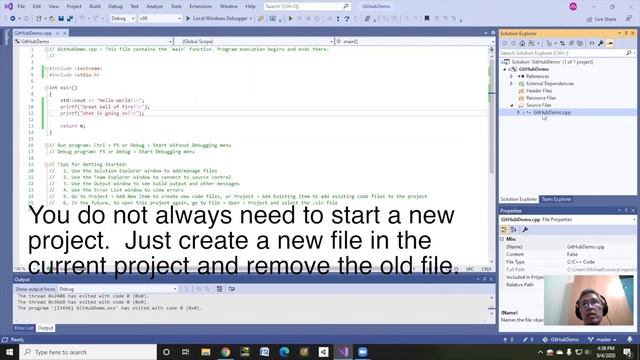 C++ with Miyoshi - GitHub and Visual Studio смотреть онлайн