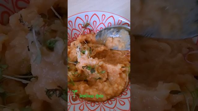 Горохово-пшённая каша с микрозеленью это улёт как вкусно!