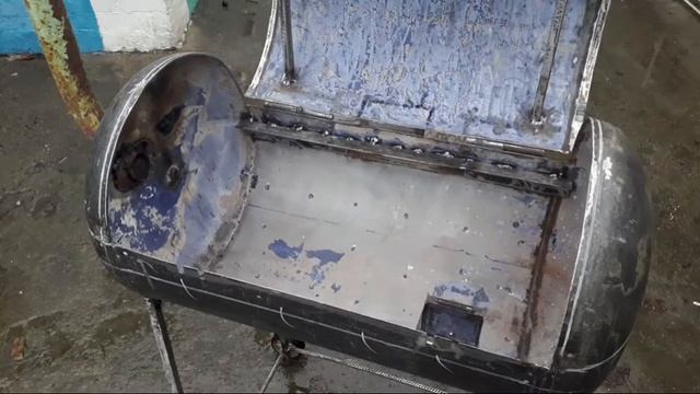 мангал из старого бойлера смотреть онлайн