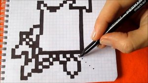 Вирус 8 Бит Бравл Старс Как рисовать по клеточкам Brawl Stars 8 Bit How to Draw Pixel Art