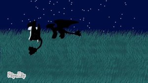 Toothless x light fury #6 "Gift"