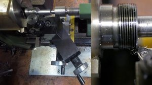 Cutting an External Thread on the Proxxon PD 250 e Lathe