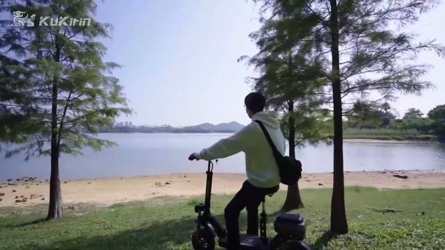 Powerful folding electric scooter with seat Kukirin m5 pro смотреть онлайн